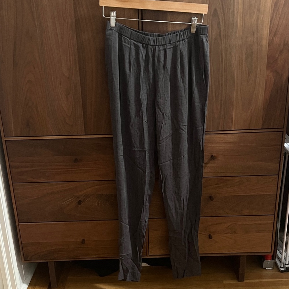 Eileen Fisher Women's Silk Grey Pants